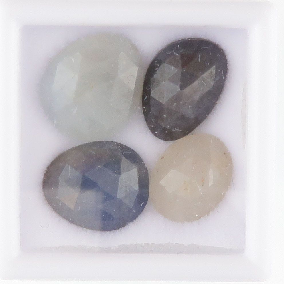 Sapphire facet top cabochons - 3424