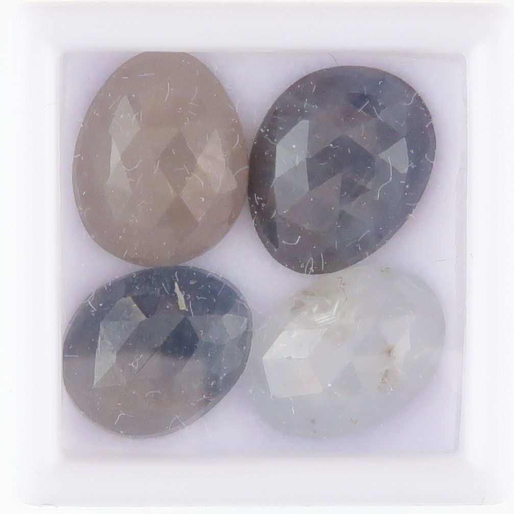 Sapphire facet top cabochons - 3425