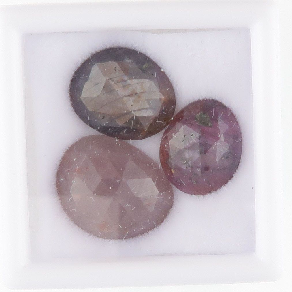 Sapphire facet top cabochons - 3397