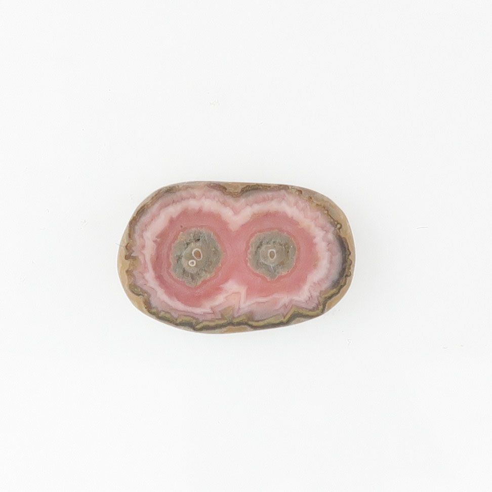 Rhodochrosite slice - 3527