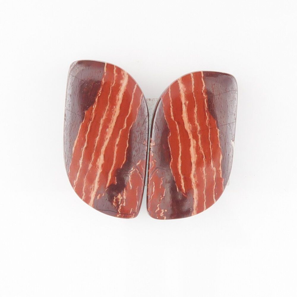 Snake skin jasper pair - 3508
