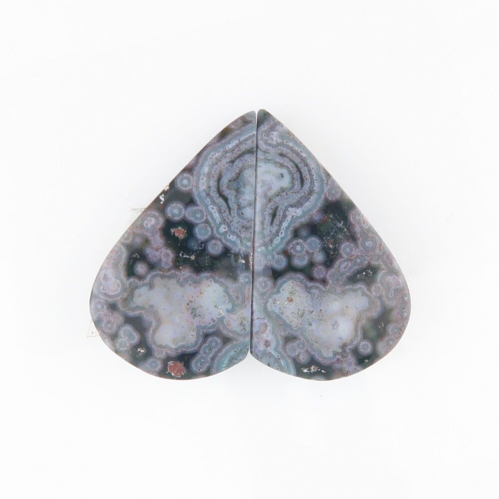 Ocean Jasper pair - 3560