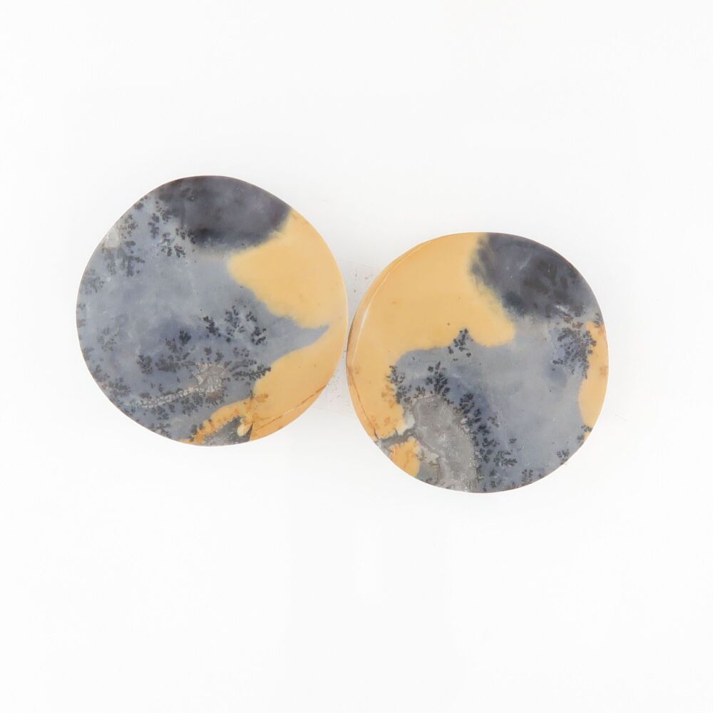 Maligano jasper pair with dendritic growth - 3510