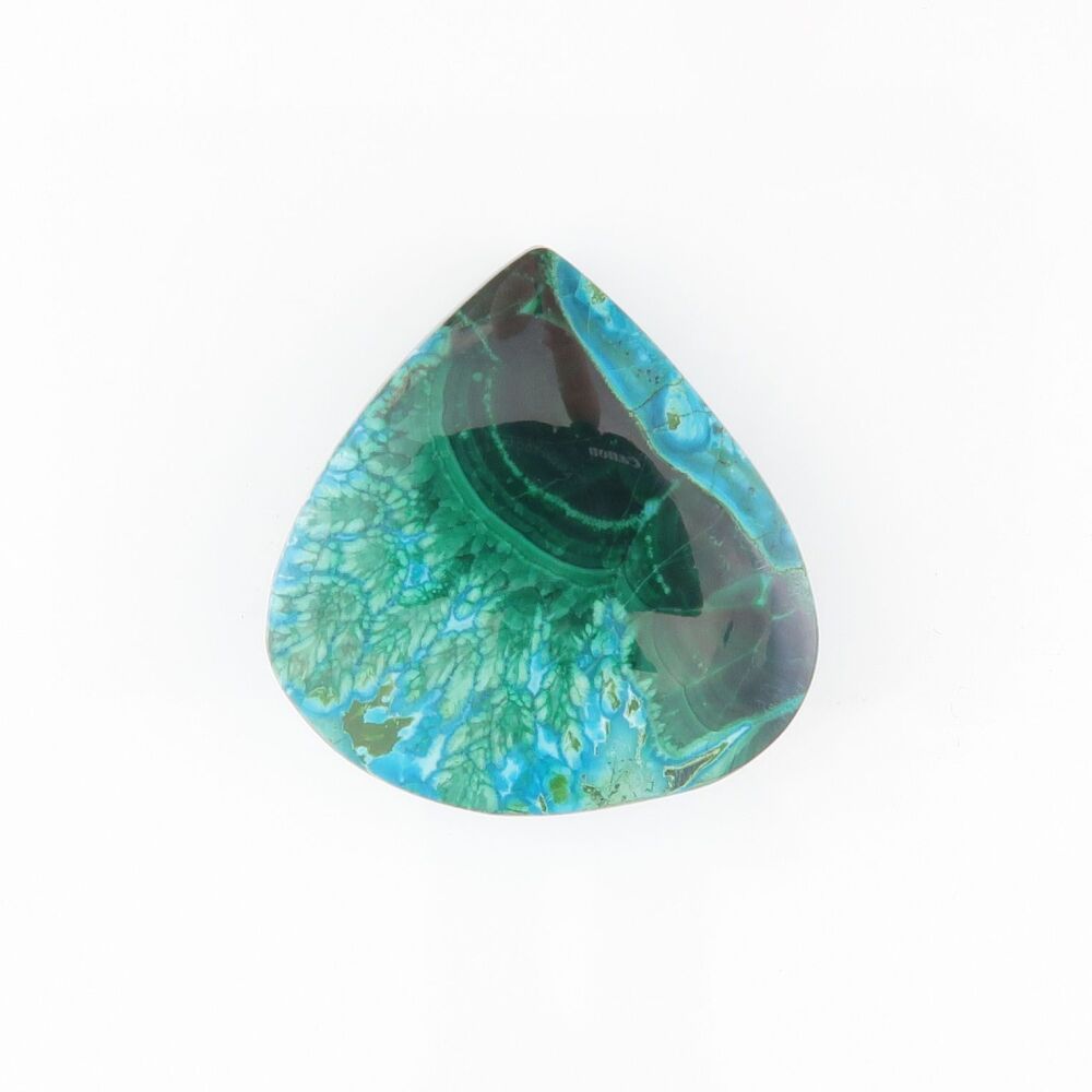 Malachite & chrysocolla cabochon - 3567