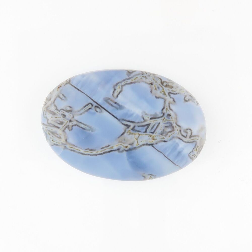 Blue opal cabochon - 3514