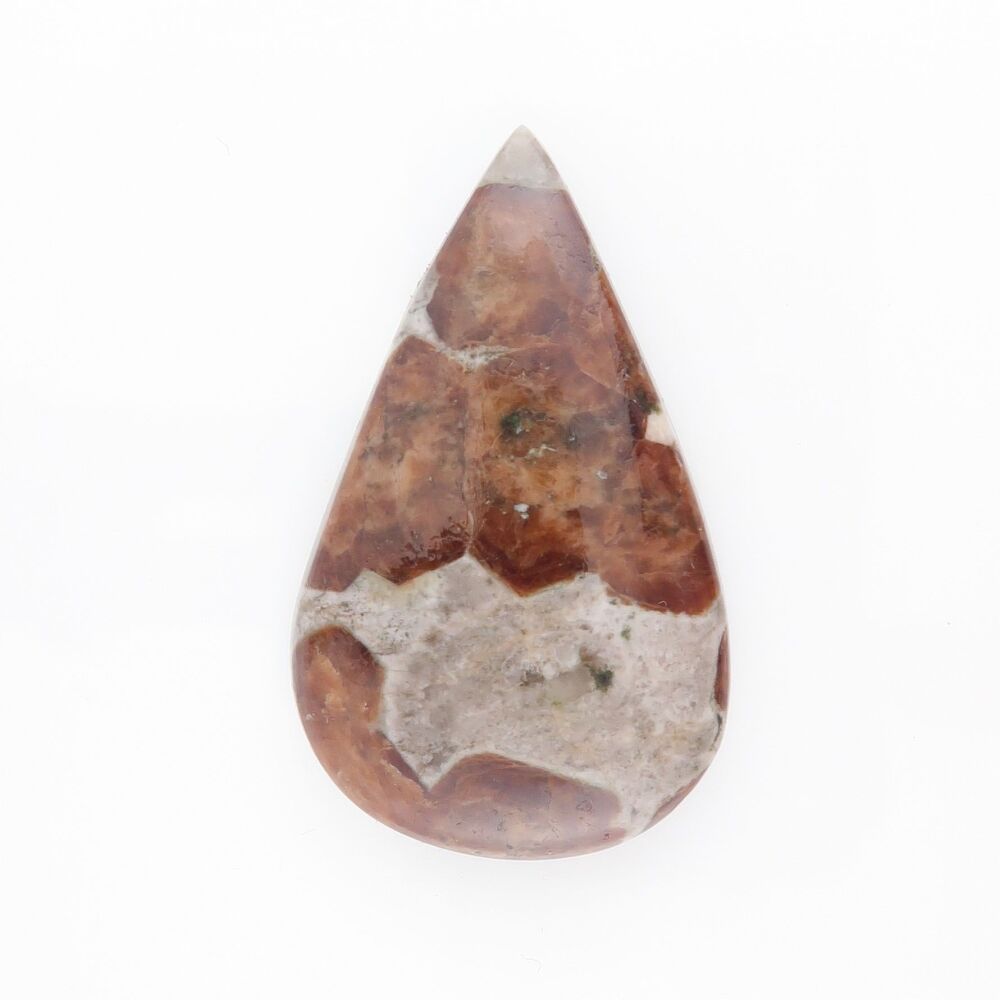 Spessartine garnet in limestone cabochon - 3325