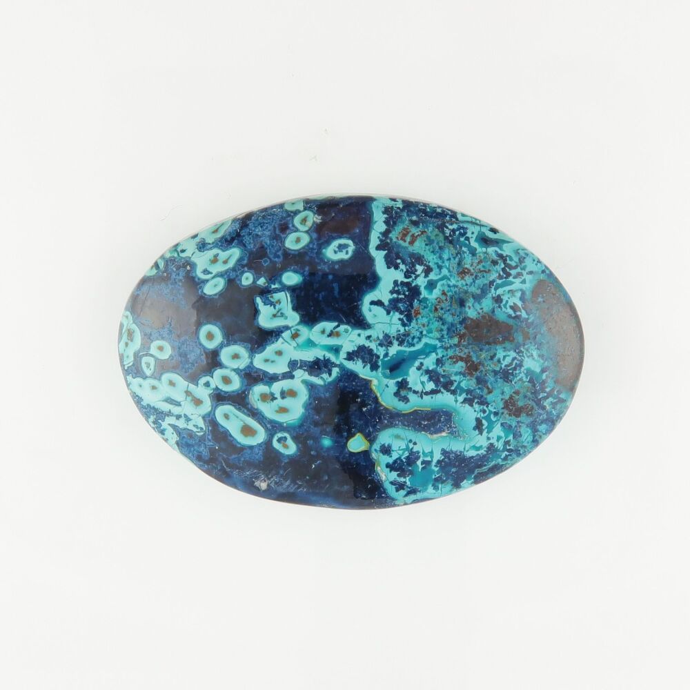 Shattuckite cabochon - 3228