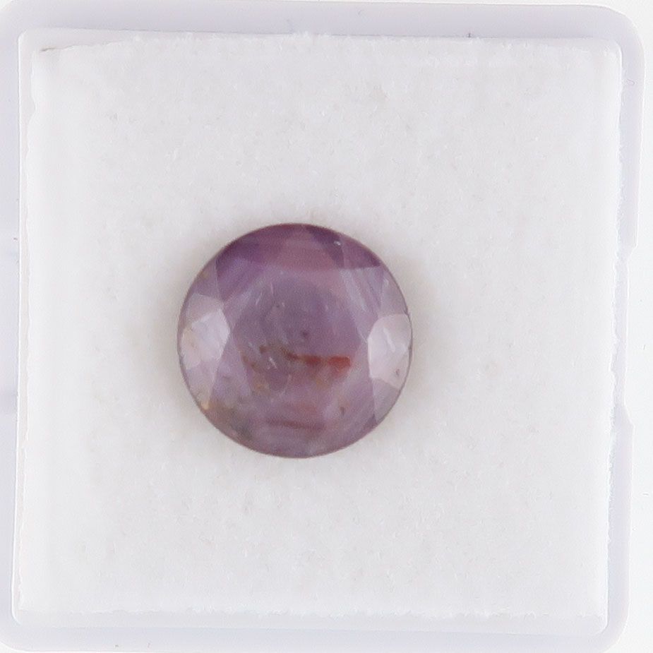 Sapphire faceted pink sheen - 3747