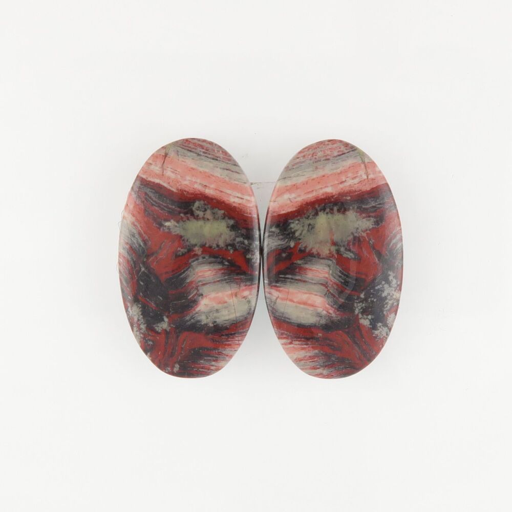 Red jasper pair - 3693