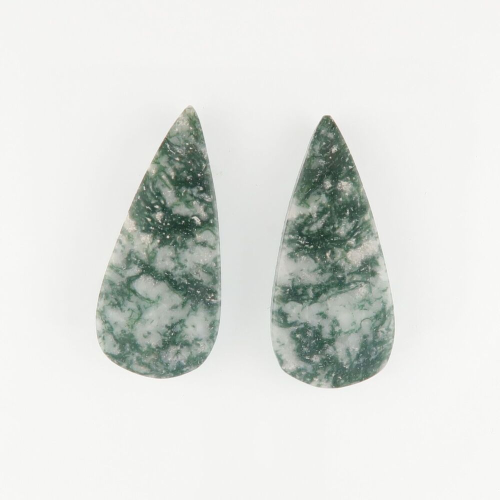 Tree agate pair - 3664