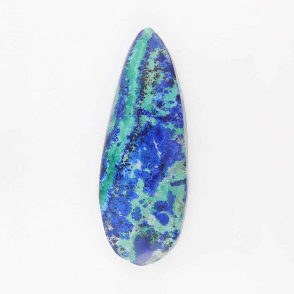 Azurite & chrysocolla cabochon - 3620