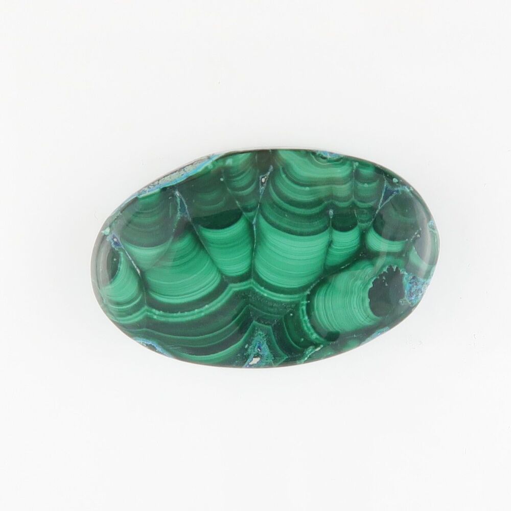 Malachite & chrysocolla cabochon - 3714