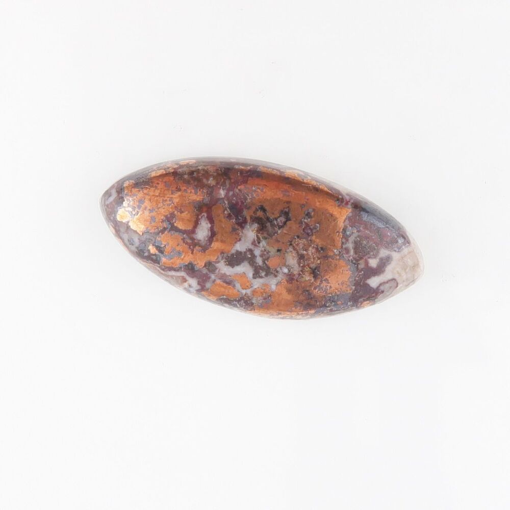 Copper in dolomite cabochon - 3147