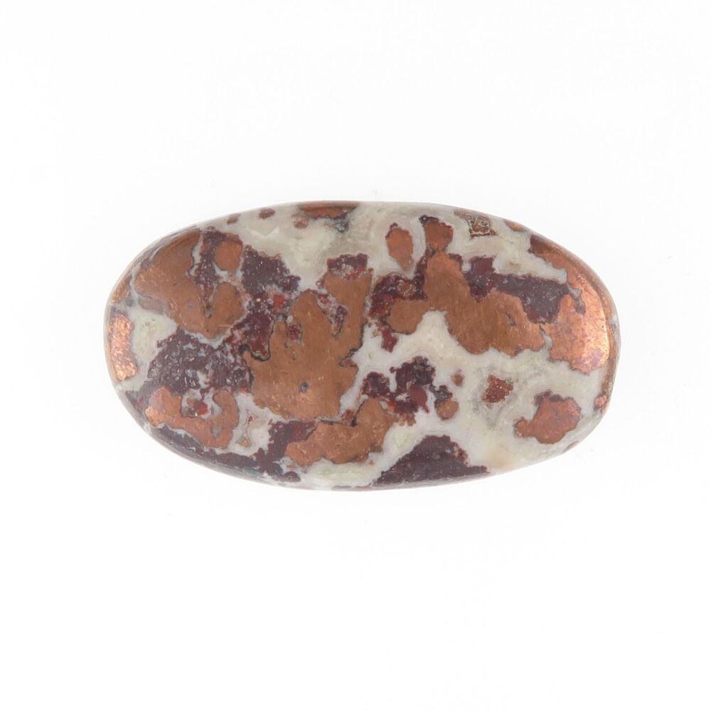 Copper in dolomite cabochon - 3864
