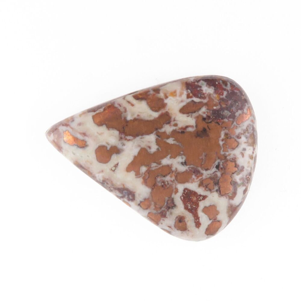 Copper in dolomite cabochon - 3865