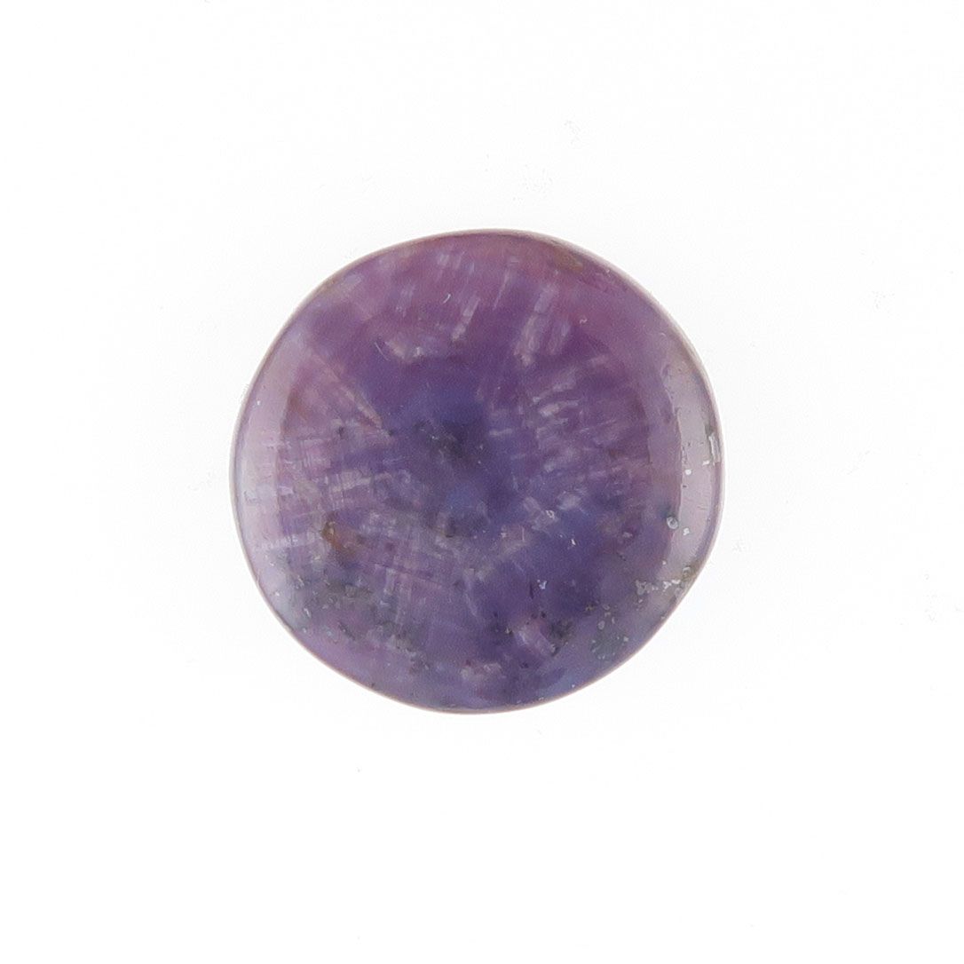 Sapphire cabochon with sheen & trapiche-like inclusions - 3955
