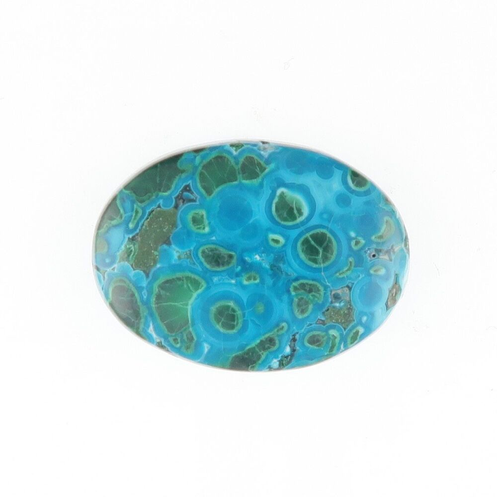 Malachite & chrysocolla cabochon - 3907
