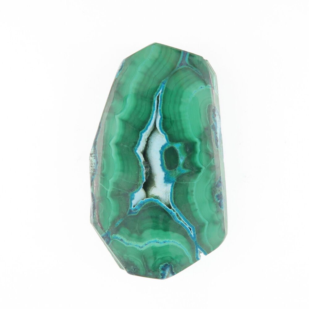 Malachite & chrysocolla slice - 4055