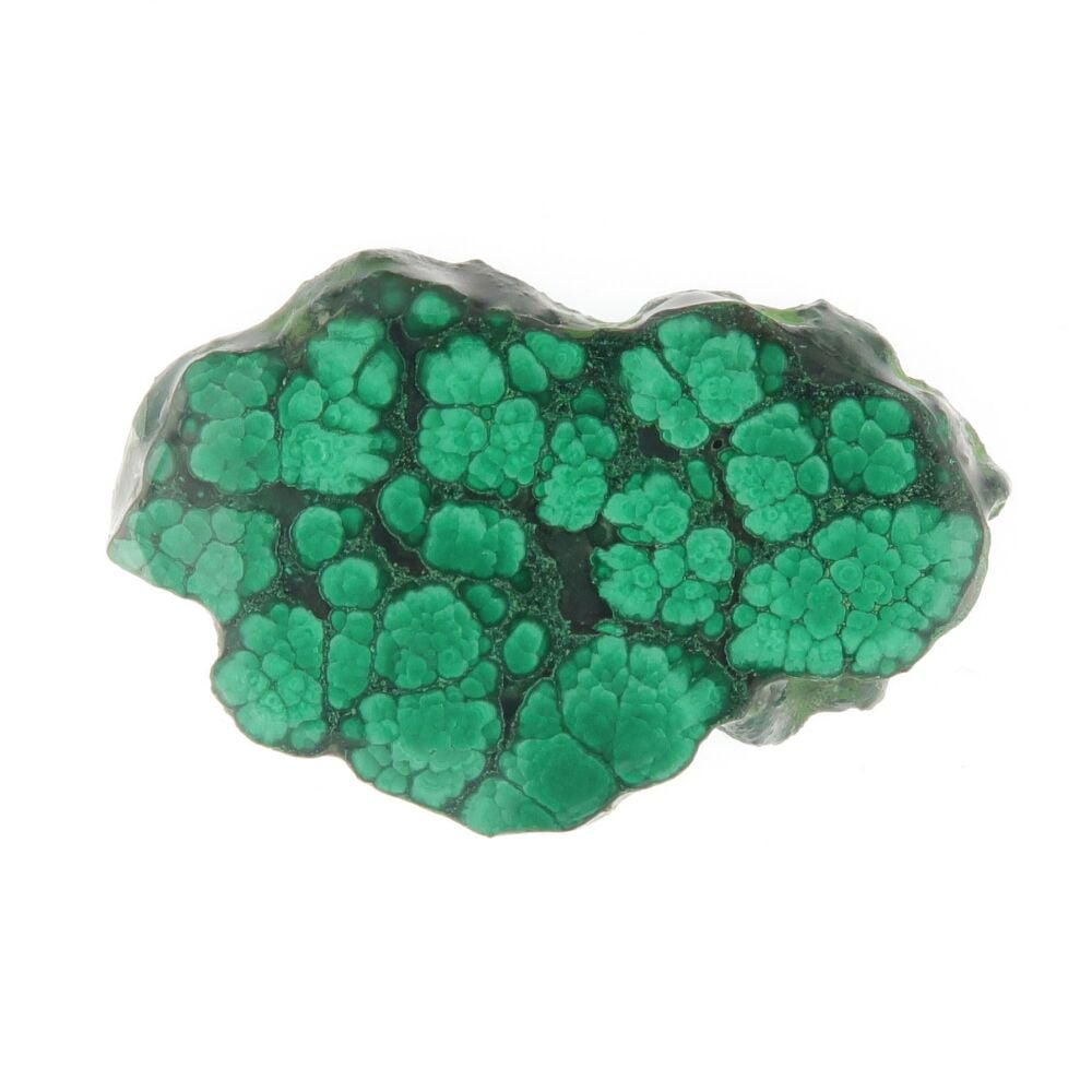 Malachite polished slice - 3891