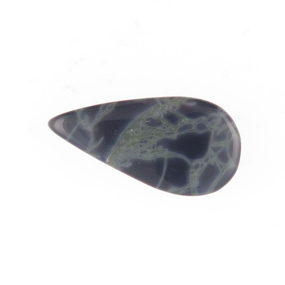 Spiderweb obsidian cabochon - 3573
