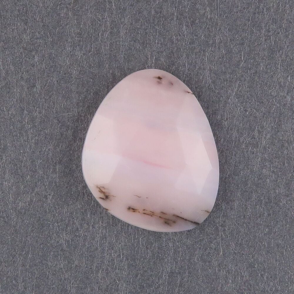 Pink Opal facet top cabochon - 4035