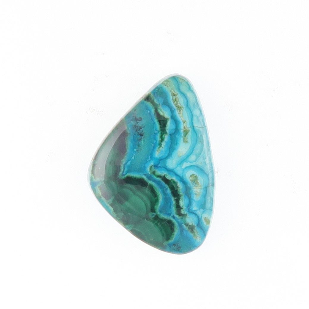 Malachite & chrysocolla cabochon - 3566