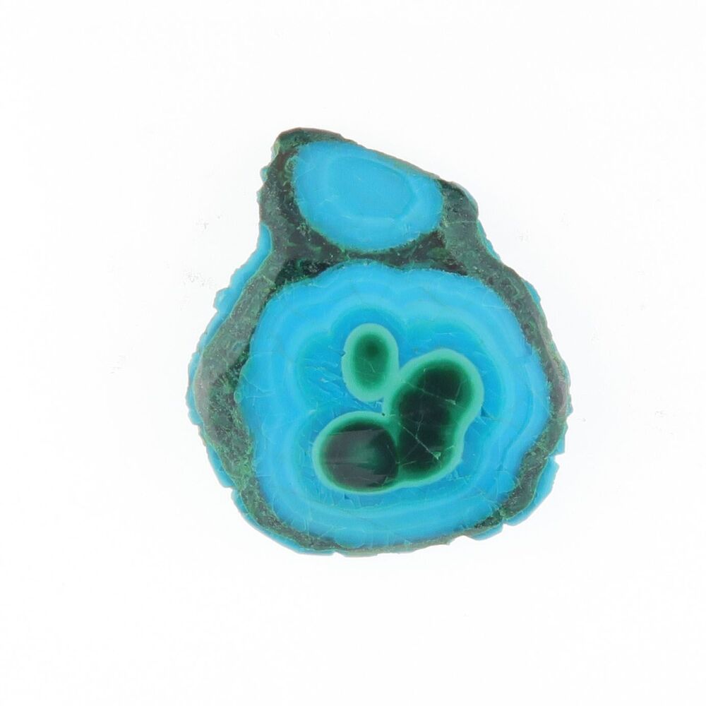 Malachite & chrysocolla slice - 4120