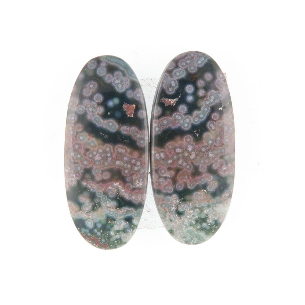 Ocean Jasper pair - 3876