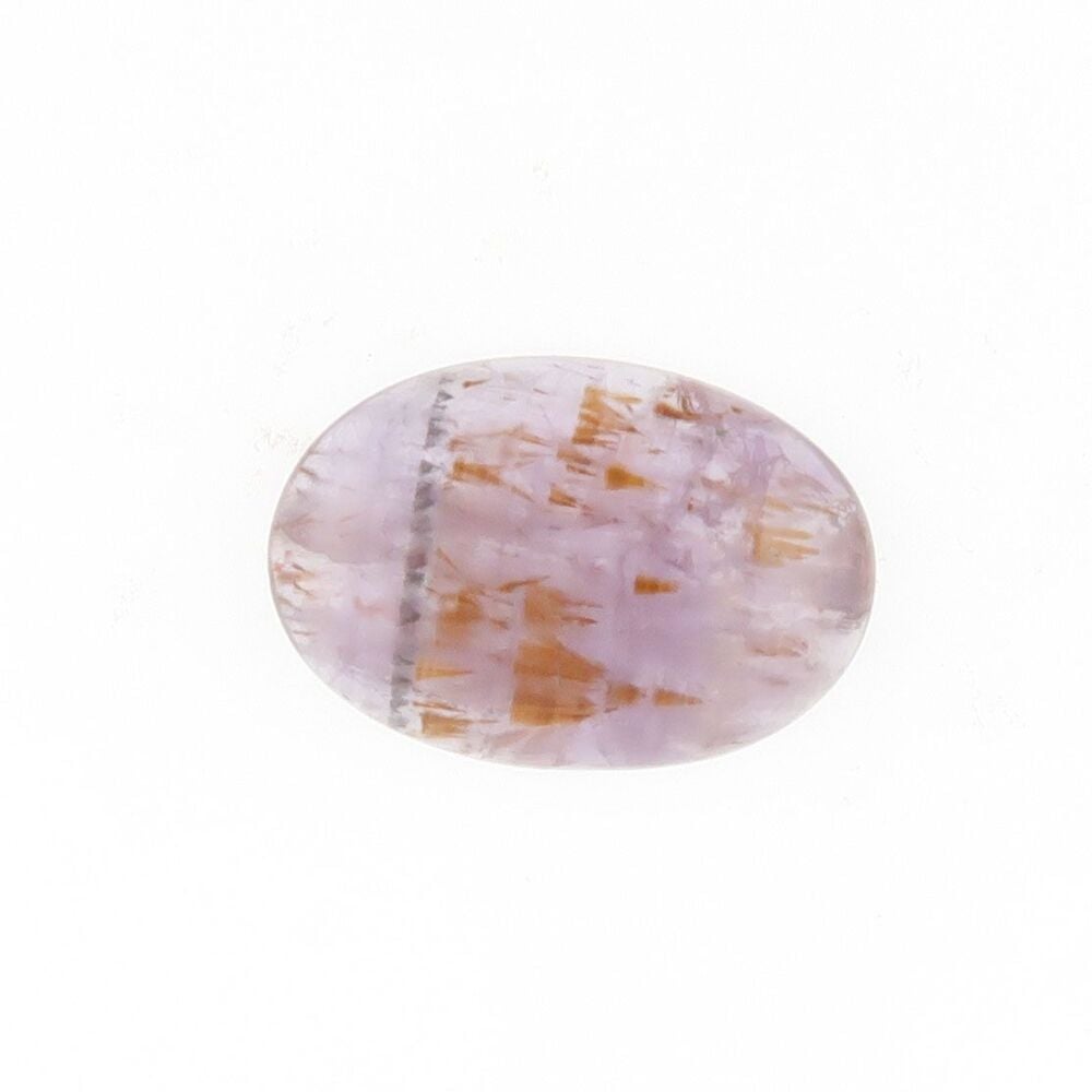 Amethyst cabochon with goethite inclusions - 1796