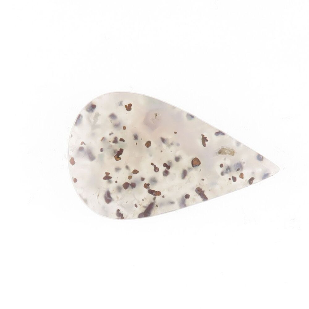 Confetti chrysocolla & copper in chalcedony cabochon - 3032