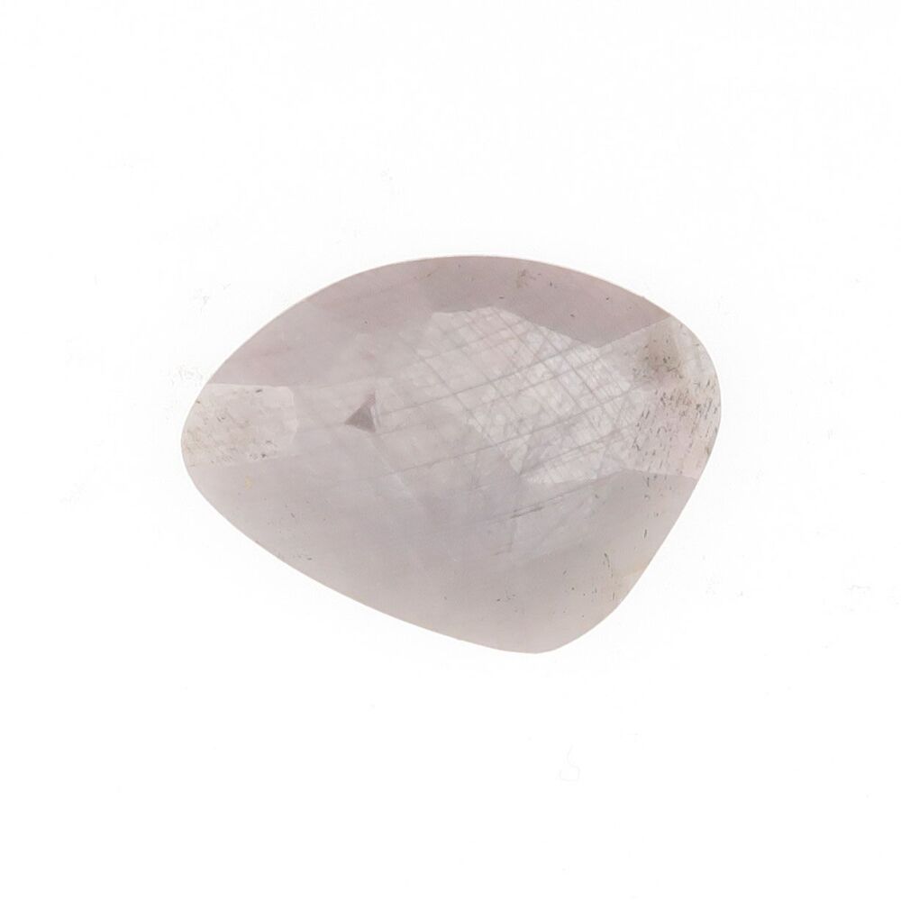 Sapphire facet top cabochon with grey sheen - 4075