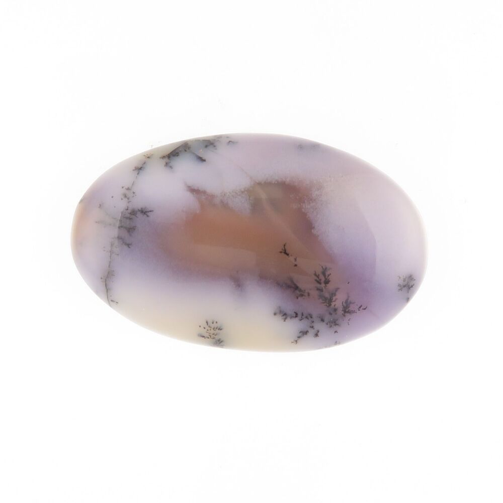 Dendritic agate cabochon purple - 2001