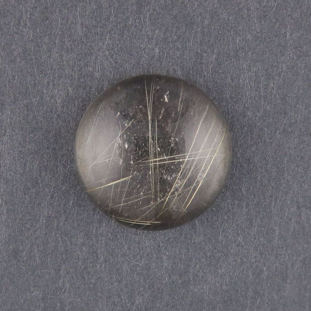 Rutilated quartz cabochon - 2080