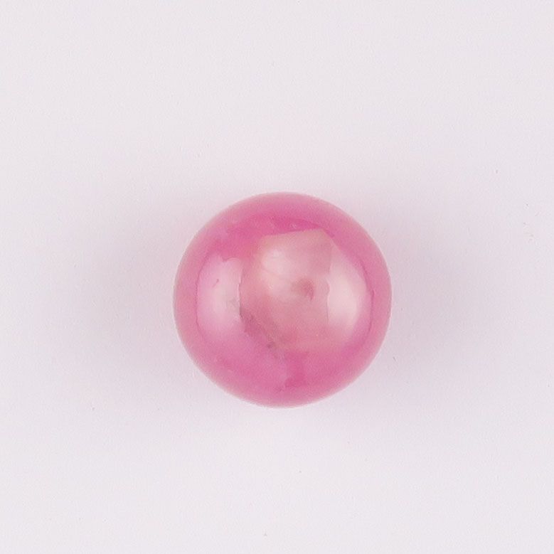 Sapphire natural star pink sheen with growth pattern - 4017