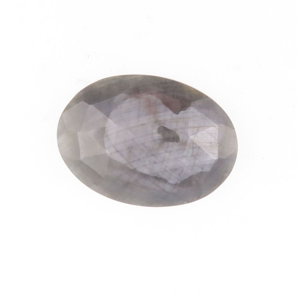 Sapphire facet top cabochon with grey sheen - 4079