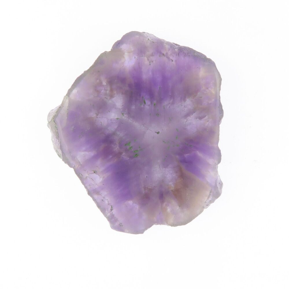 Amethyst slice with trapiche-like growth- 4051