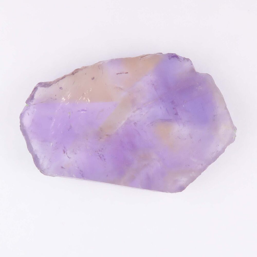 Ametrine slice with twinning - 3954