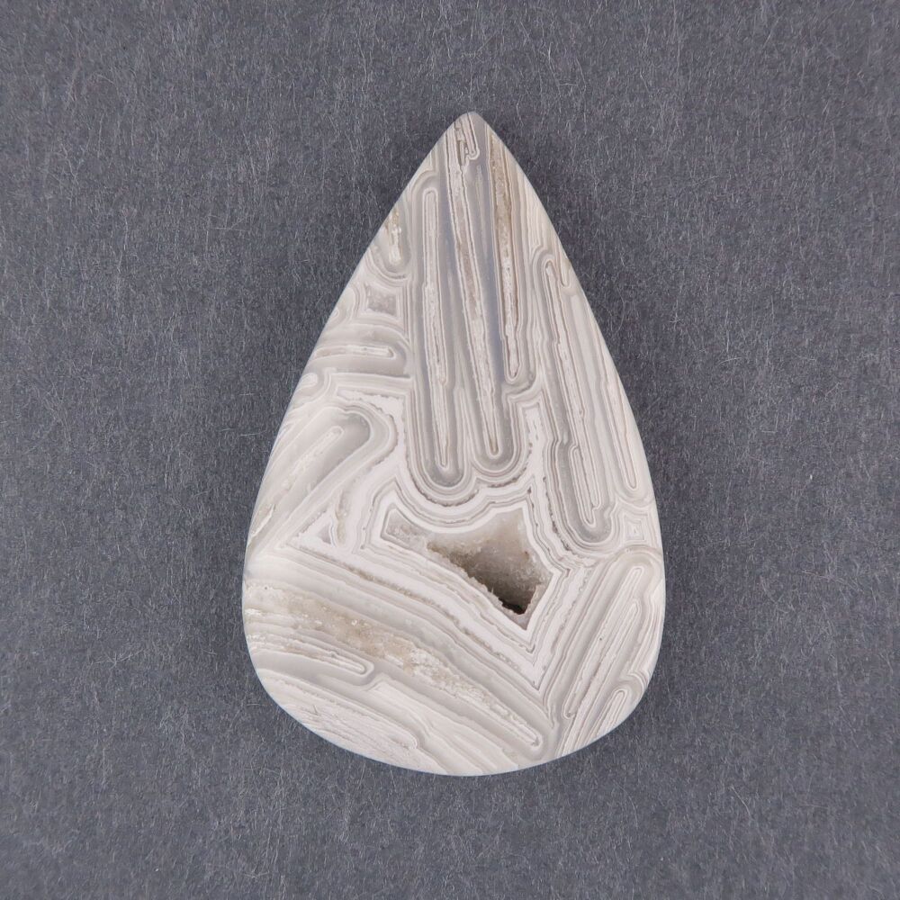 Lattice agate cabochon - 4215