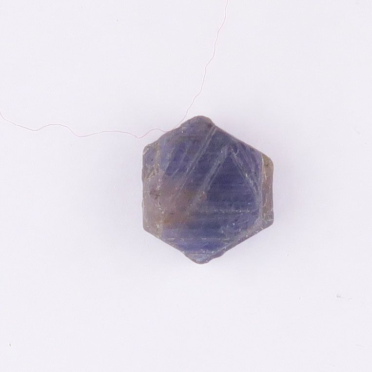 Sapphire crystal with triangular growth pattern - 4140