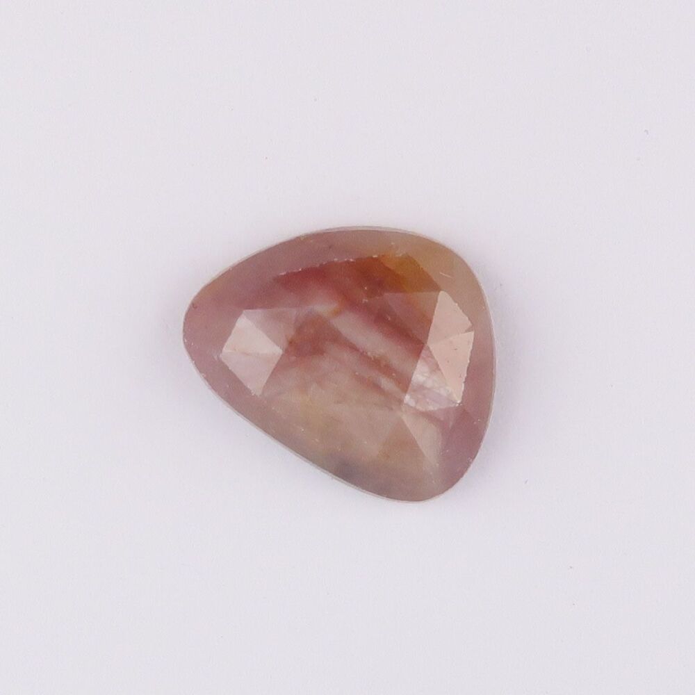 Sapphire facet top cabochon orange - 4305