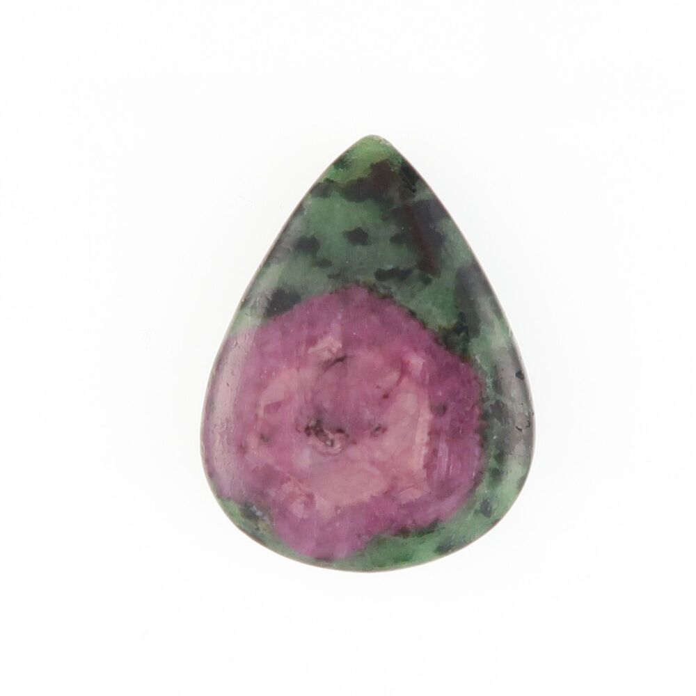 Ruby in zoisite cabochon - 4486