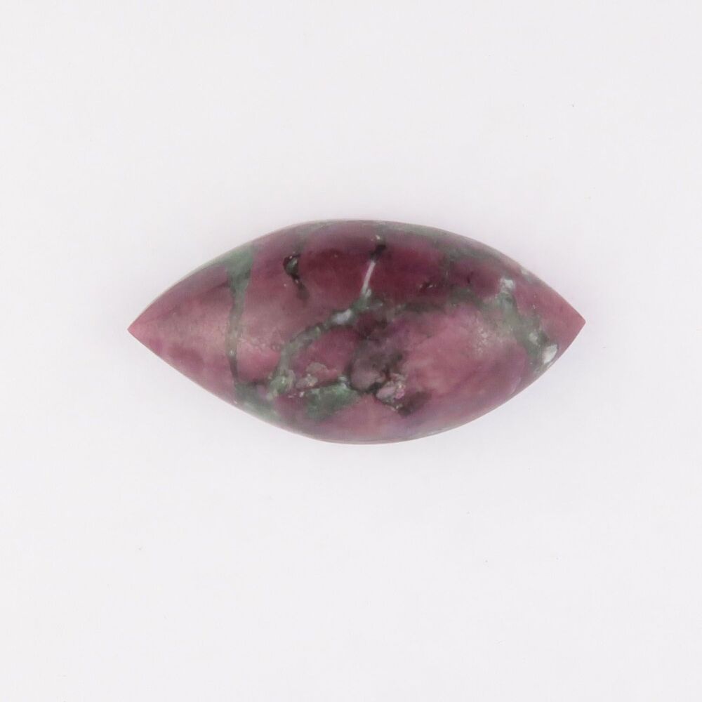 Ruby in zoisite cabochon - 4547