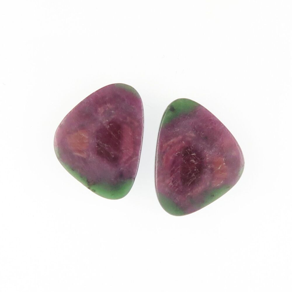 Ruby in zoisite pair - 4508