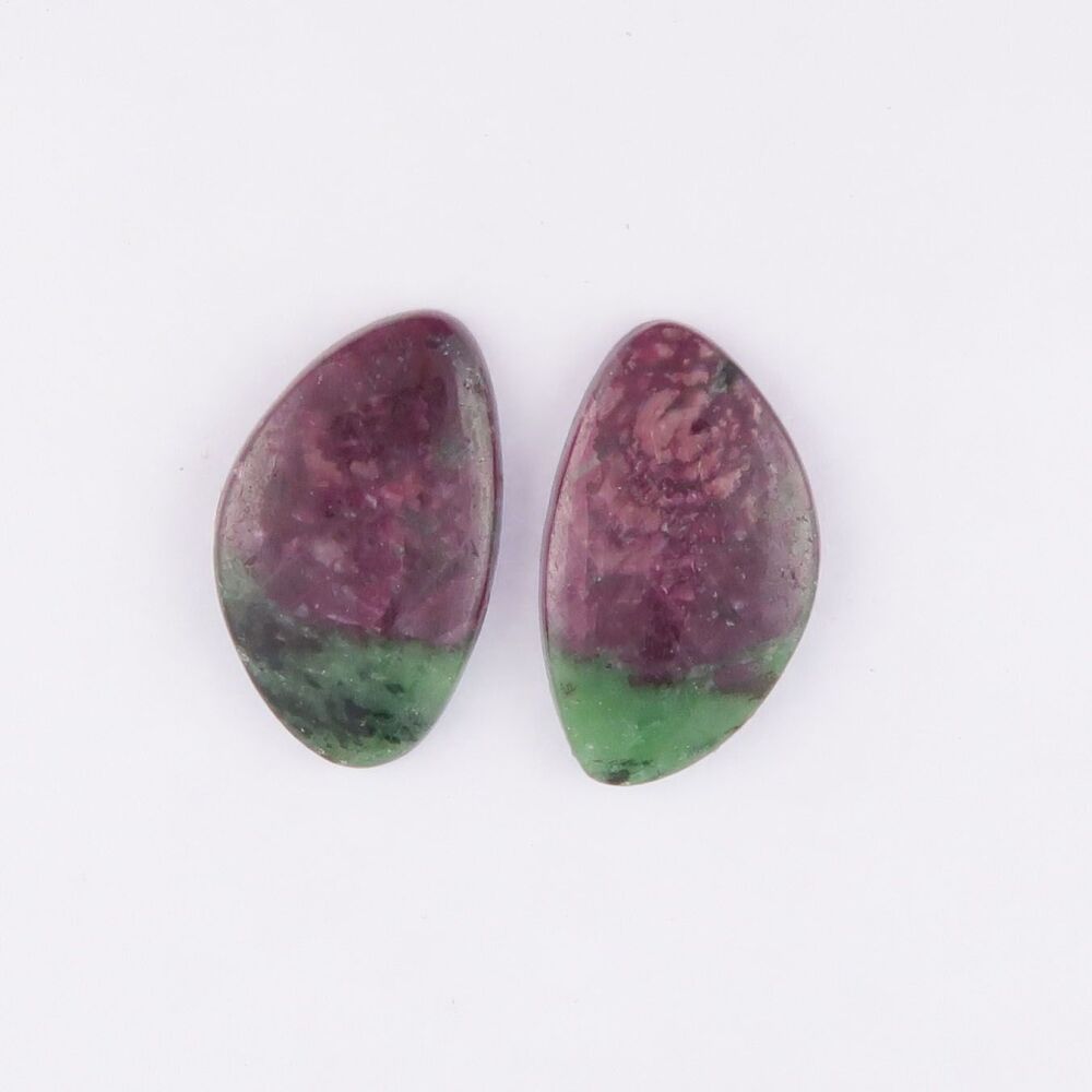 Ruby in zoisite pair - 4489