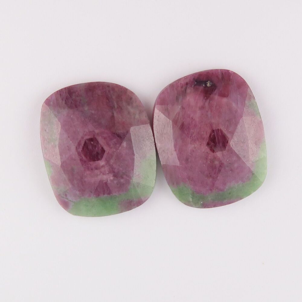 Ruby in zoisite pair - 4342