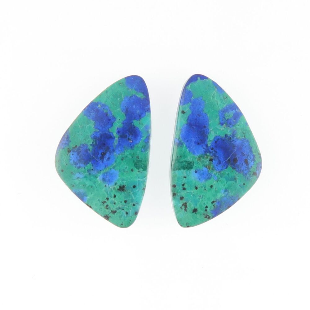 Azurite & chrysocolla pair - 4485