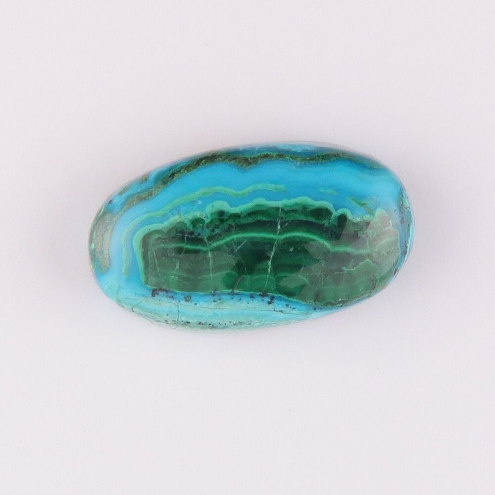 Malachite & chrysocolla cabochon - 4473