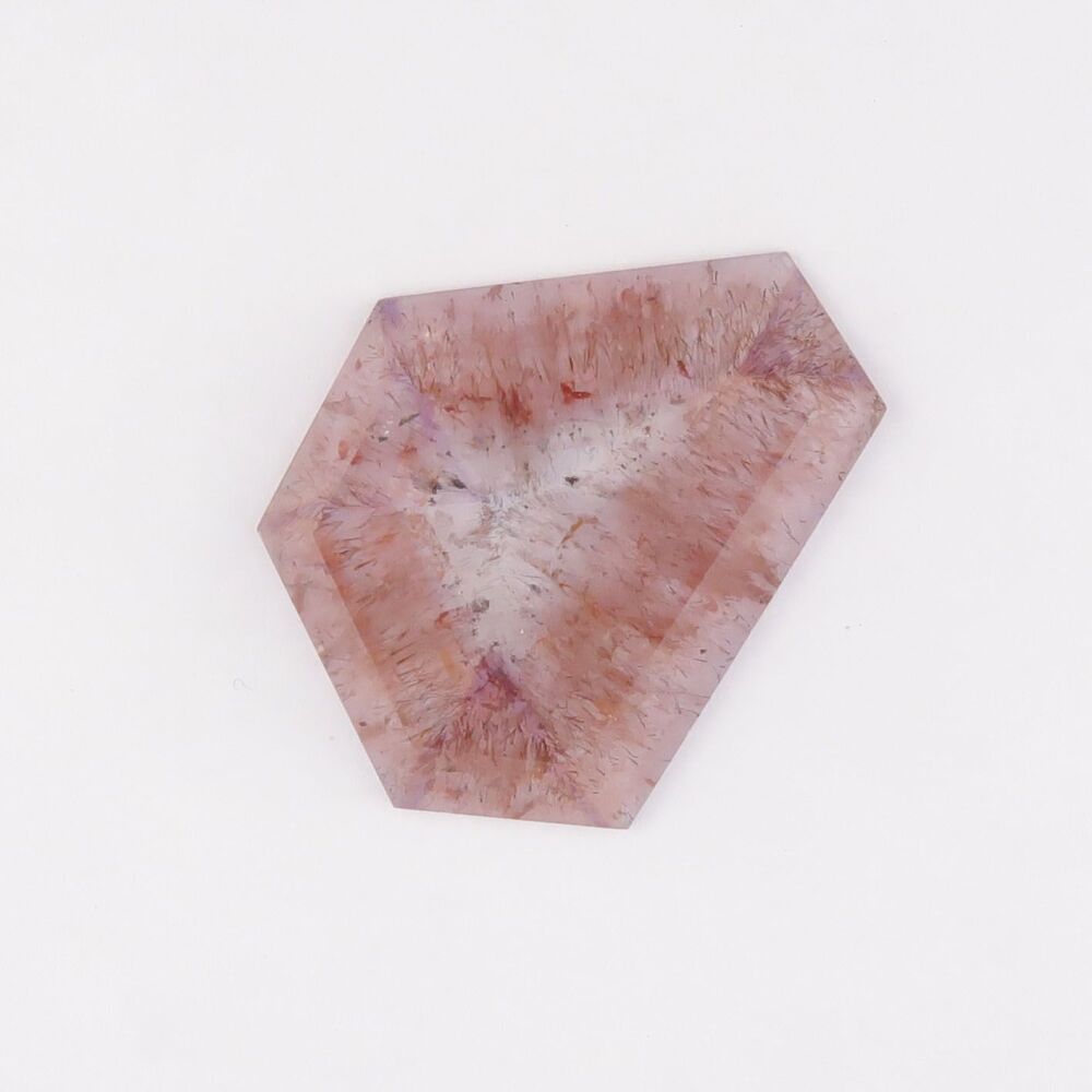 "Super seven" quartz with growth pattern - 4536