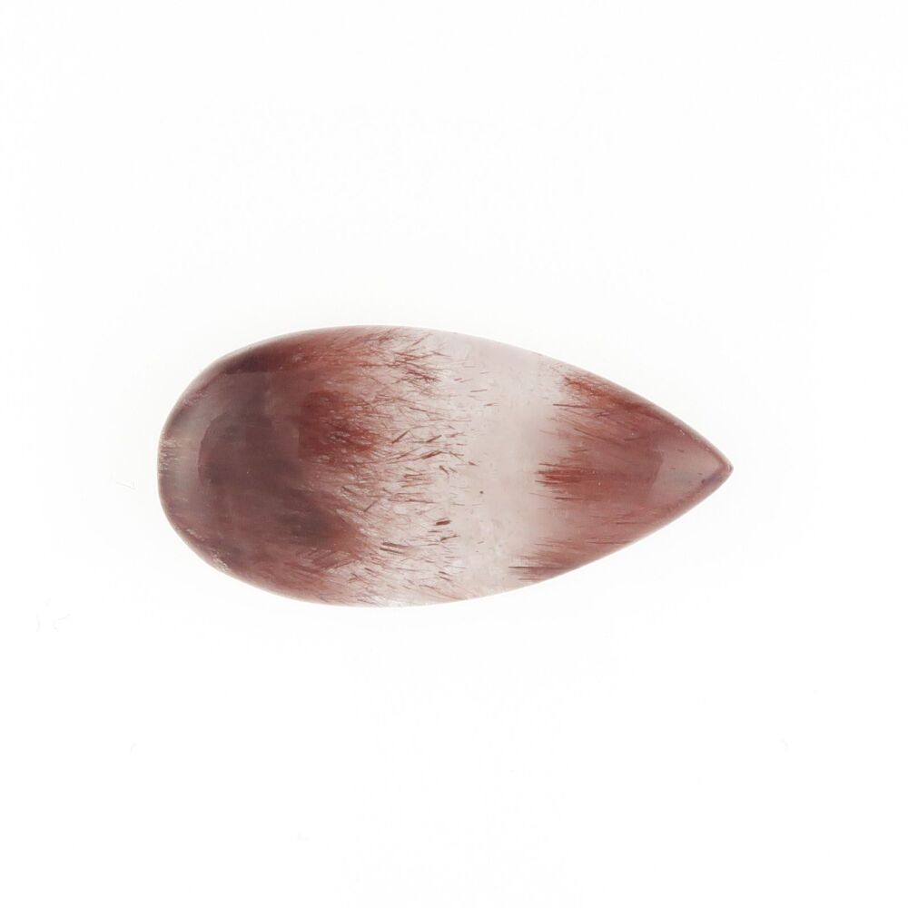 Rutilated quartz cabochon - 4498