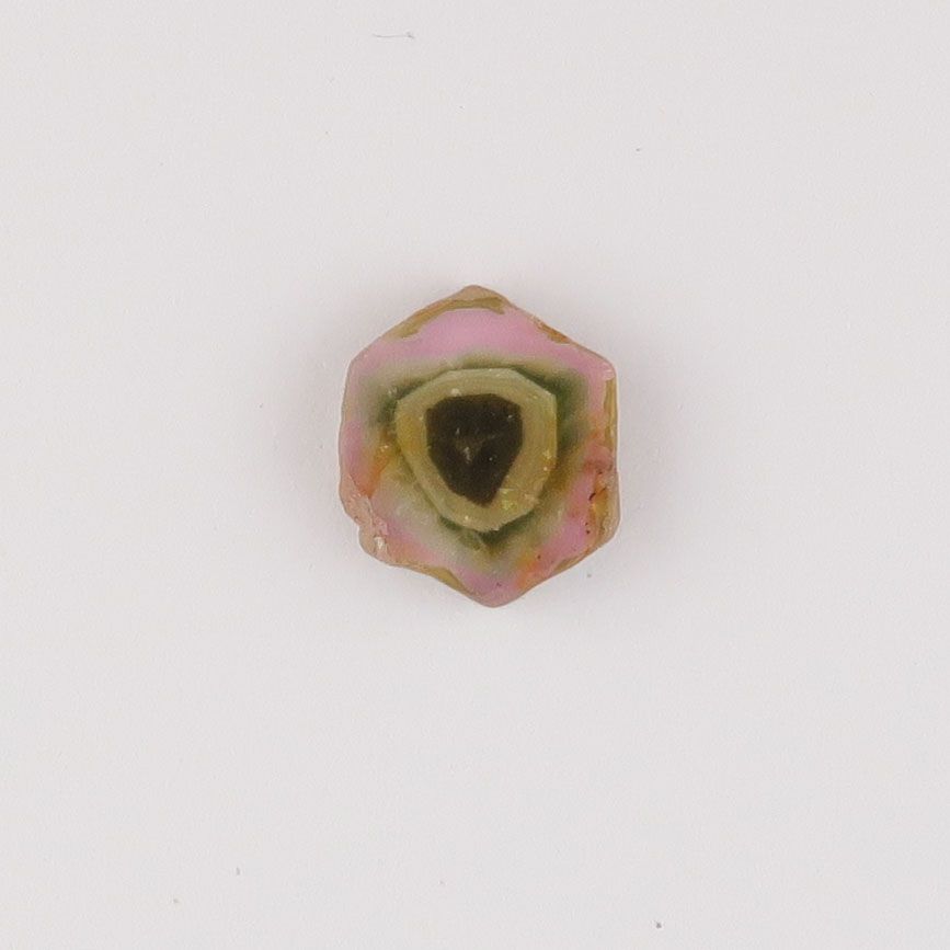 Watermelon tourmaline slice - 4360